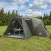 Trekkingtent met waterdichte regenfly 10-persoons Legergroen