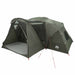 Trekkingtent met waterdichte regenfly 10-persoons Legergroen