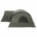 Trekkingtent met waterdichte regenfly 10-persoons Legergroen
