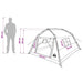 Instant Tent Water-resistant 2-persoons Blauw