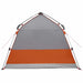 Instant Tent Water-resistant 2-persoons Grijs en Oranje
