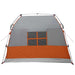 Instant Tent Water-resistant 2-persoons Grijs en Oranje