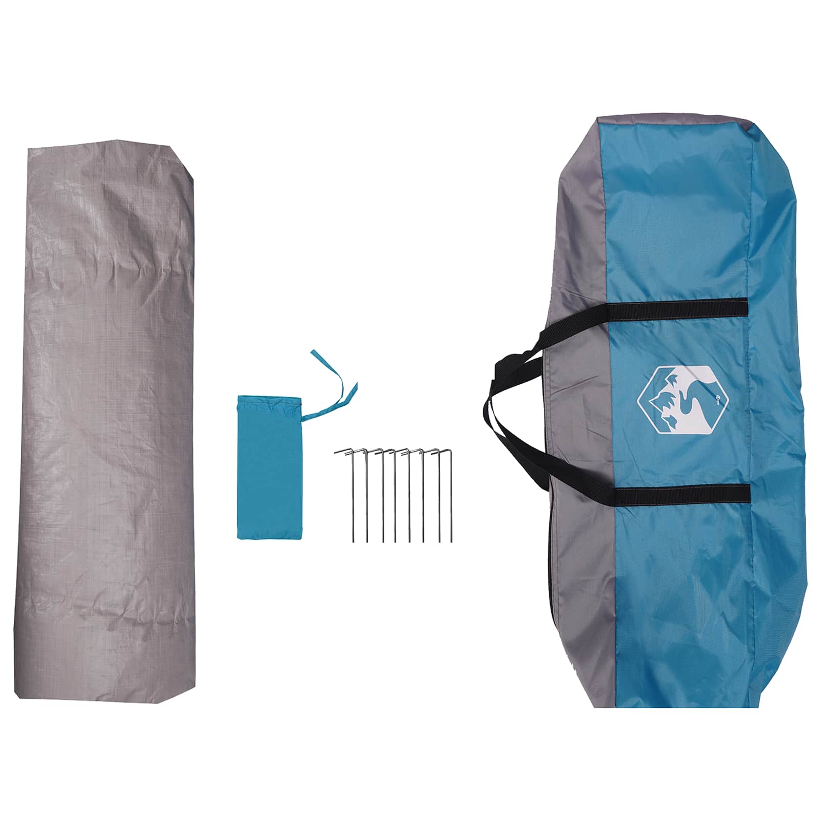 Instant Tent Water-resistant 3-persoons Blauw