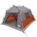 Instant Tent Water-resistant 3-persoons Grijs en Oranje