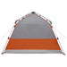 Instant Tent Water-resistant 3-persoons Grijs en Oranje