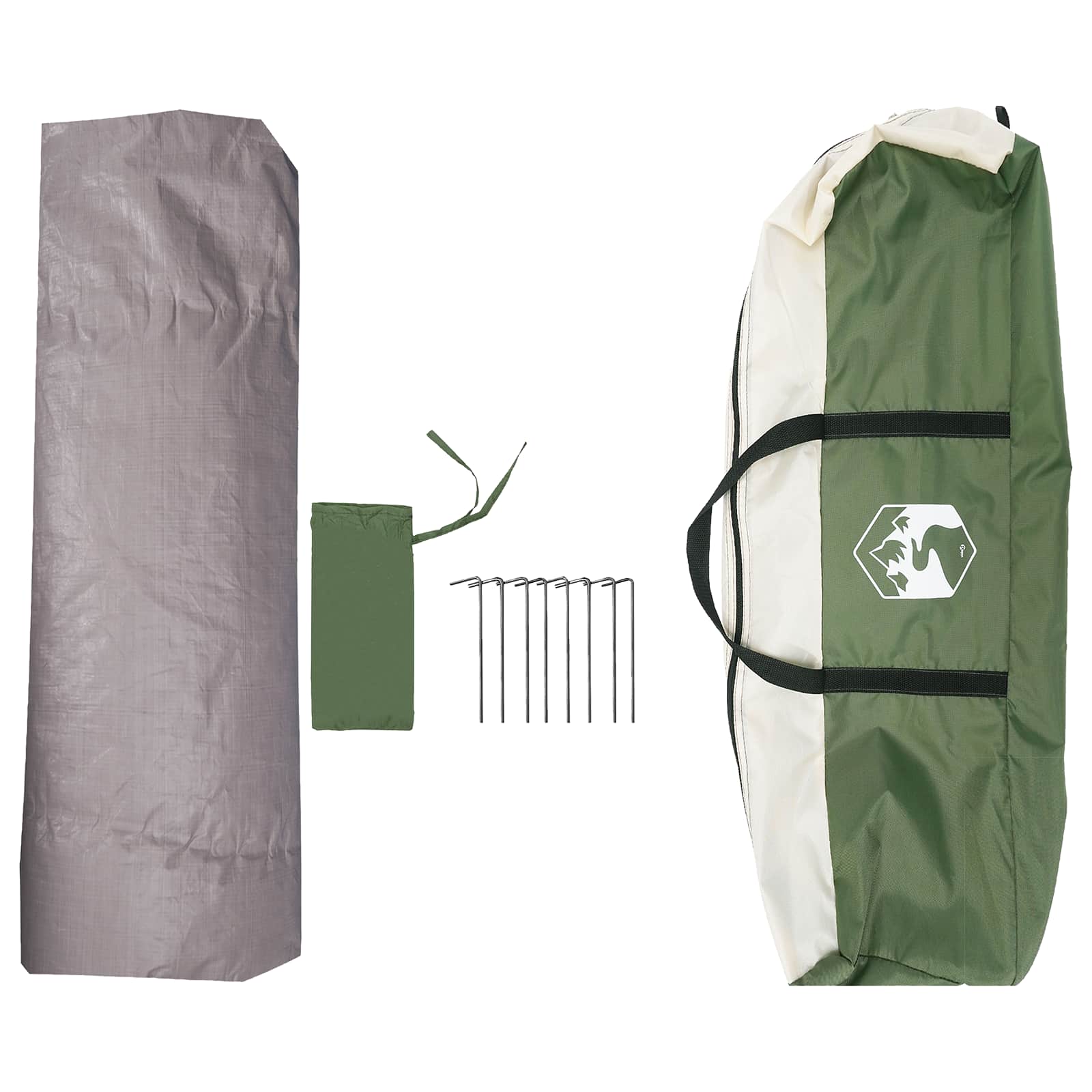 Instant Tent Water-resistant 4-persoons Groen