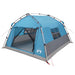 Instant Tent Water-resistant 4-persoons Blauw
