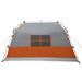 Instant Tent Water-resistant 4-persoons Grijs en Oranje