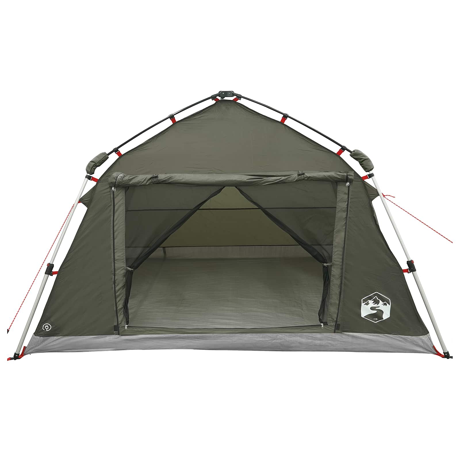 Instant Tent Water-resistant 4-persoons Legergroen