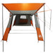 3-persoons Grijs en Oranje 185T Polyester met PU Coating