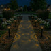 Buitenzonne-lampen met grondpin 6 st Warmwit 42 cm PP