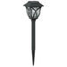 Buitenzonne-lampen met grondpin 24 st Warmwit 42 cm PP