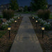 Buitenzonne-lampen met grondpin 6 st Warmwit 38,5 cm PP