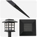 Buitenzonne-lampen met grondpin 12 st Warmwit 38,5 cm PP