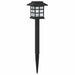 Buitenzonne-lampen met grondpin 12 st Warmwit 38,5 cm PP