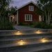 Buitenzonne-lampen met grondpin 4 st Warmwit 4,5 cm ABS en PS