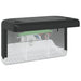 Buitenzonne-lampen met grondpin 8 st Warmwit 4,5 cm ABS en PS