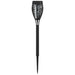 Buitenzonne-lampen met grondpin 12 st Warmwit 47,5 cm ABS