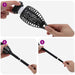Buitenzonne-lampen met grondpin 12 st Warmwit 47,5 cm ABS