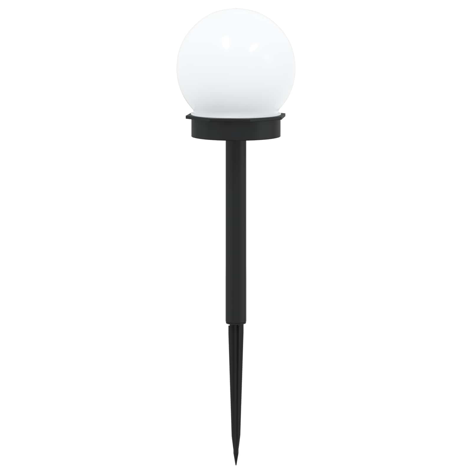 Buitenzonne-lampen met grondpin 4 st Warmwit 38,5 cm ABS