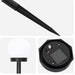 Buitenzonne-lampen met grondpin 8 st Warmwit 38,5 cm ABS