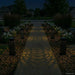 Buitenzonne-lampen met grondpin 8 st Warmwit 29 cm PP
