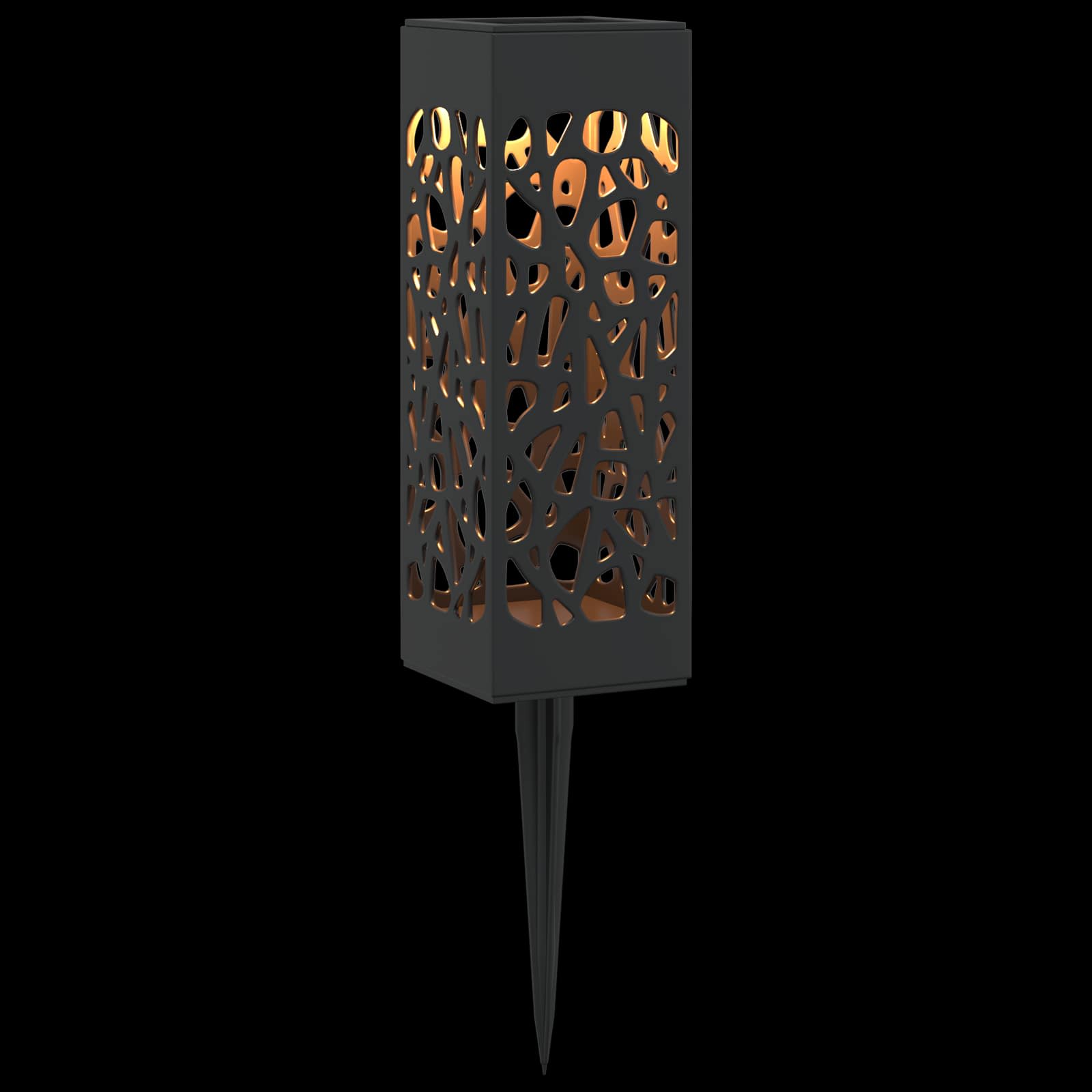 Buitenzonne-lampen met grondpin 8 st Warmwit 29 cm PP
