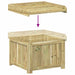 Kussenbox voor buiten Geïmpregneerd grenenhout 58,5 x 60 x 47 cm