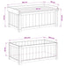Buiten Kussenbox Geïmpregneerd grenenhout 104 x 60 x 47 cm