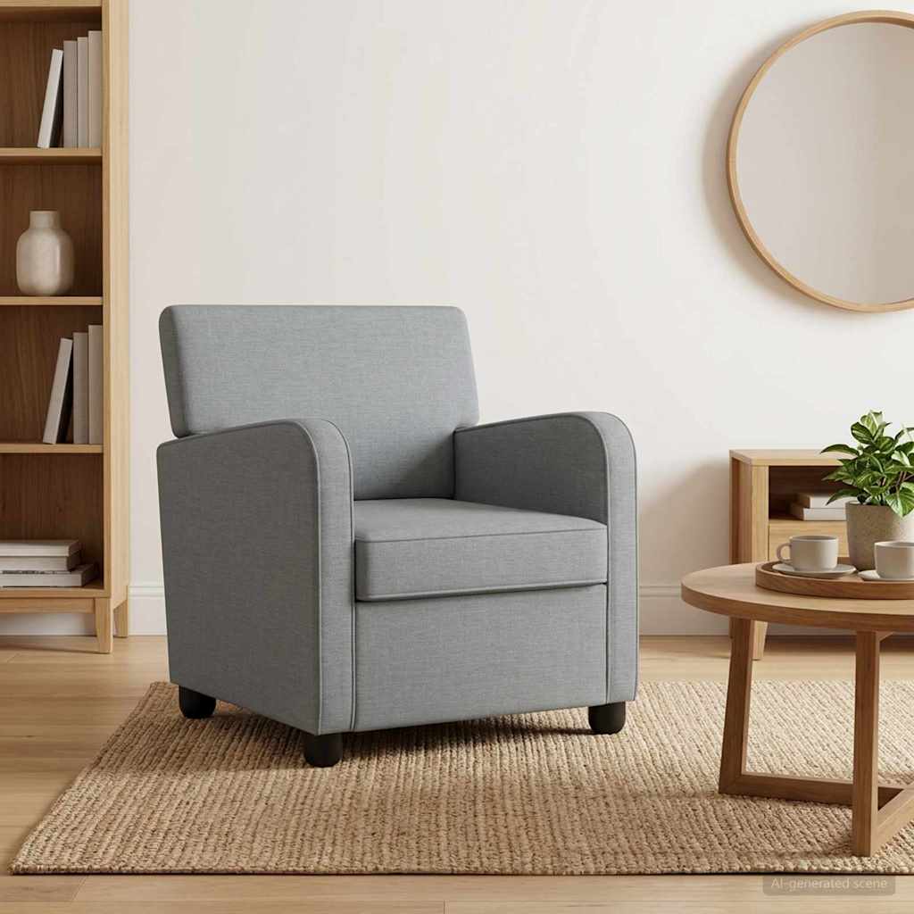 Fauteuil Lichtgrijs Stof