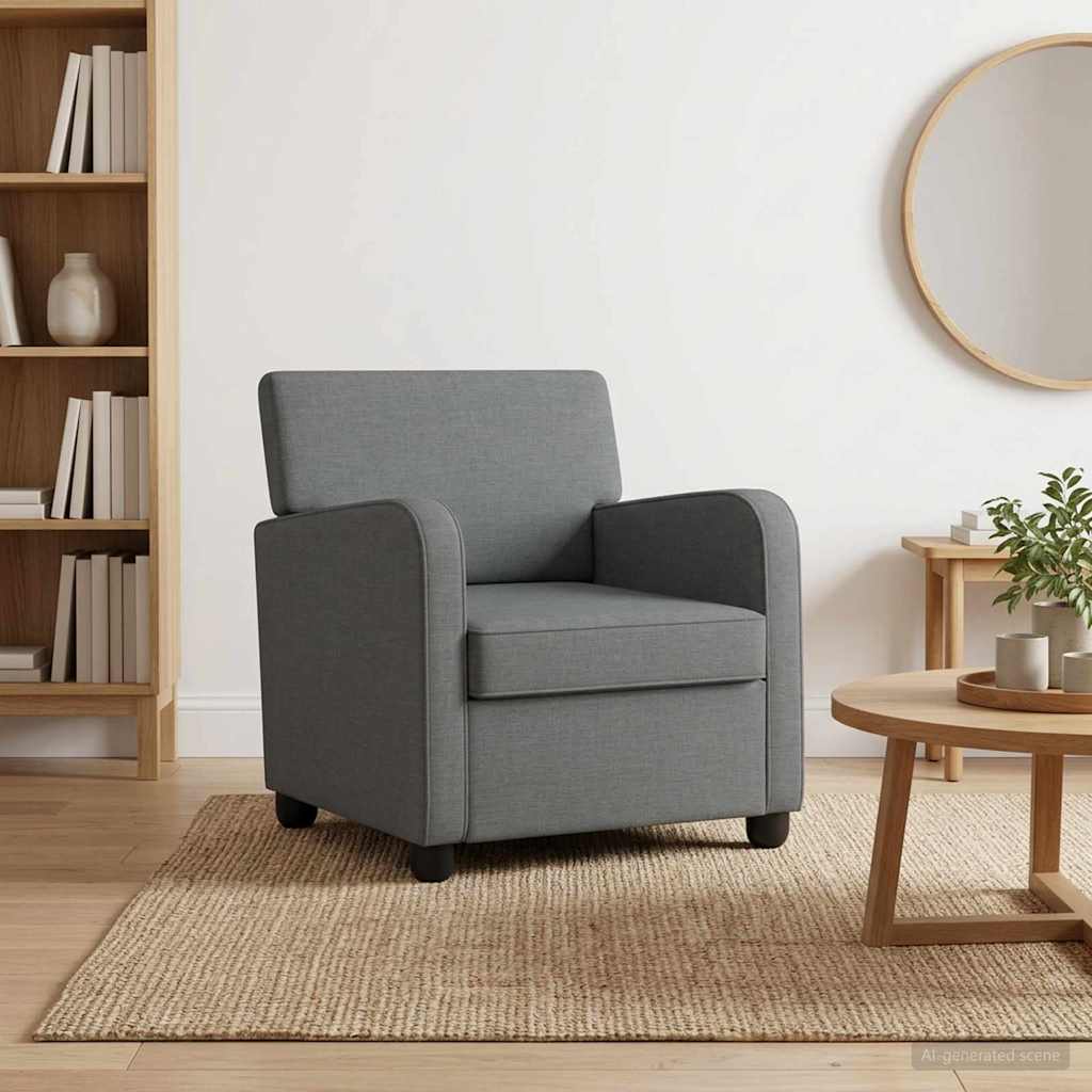 Fauteuil Donkergrijs Stof