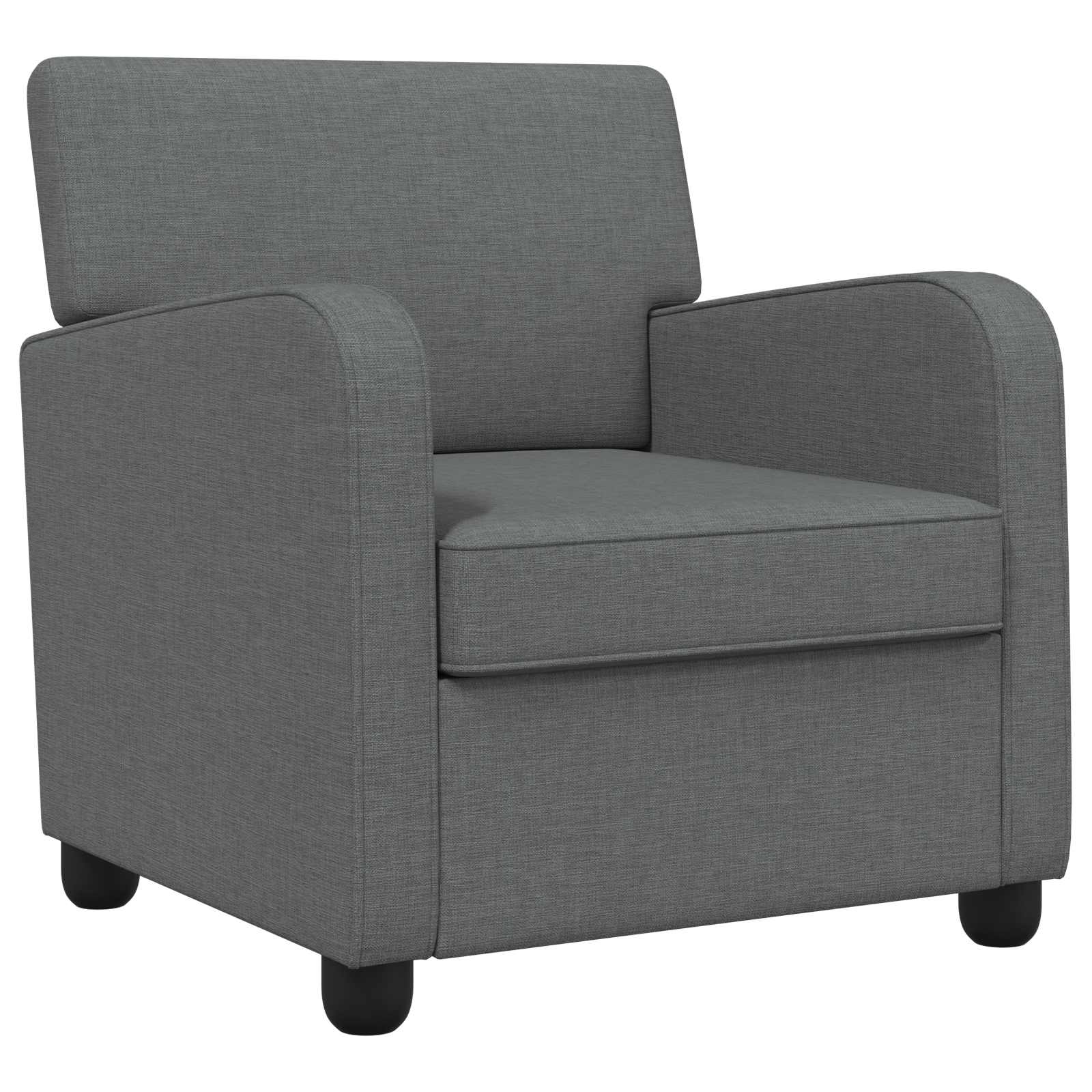 Fauteuil Donkergrijs Stof