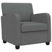 Fauteuil Donkergrijs Stof