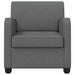 Fauteuil Donkergrijs Stof