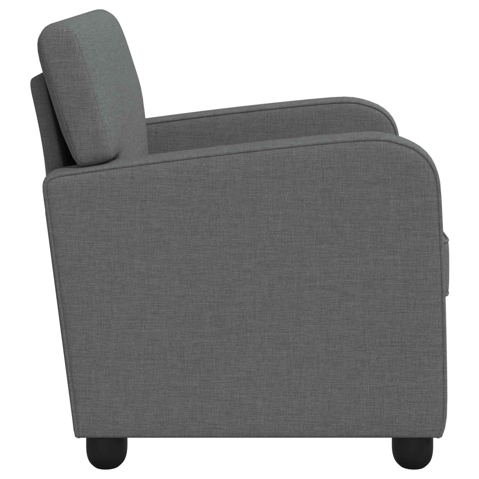 Fauteuil Donkergrijs Stof