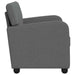 Fauteuil Donkergrijs Stof