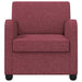 Fauteuil Wijnrood Stof