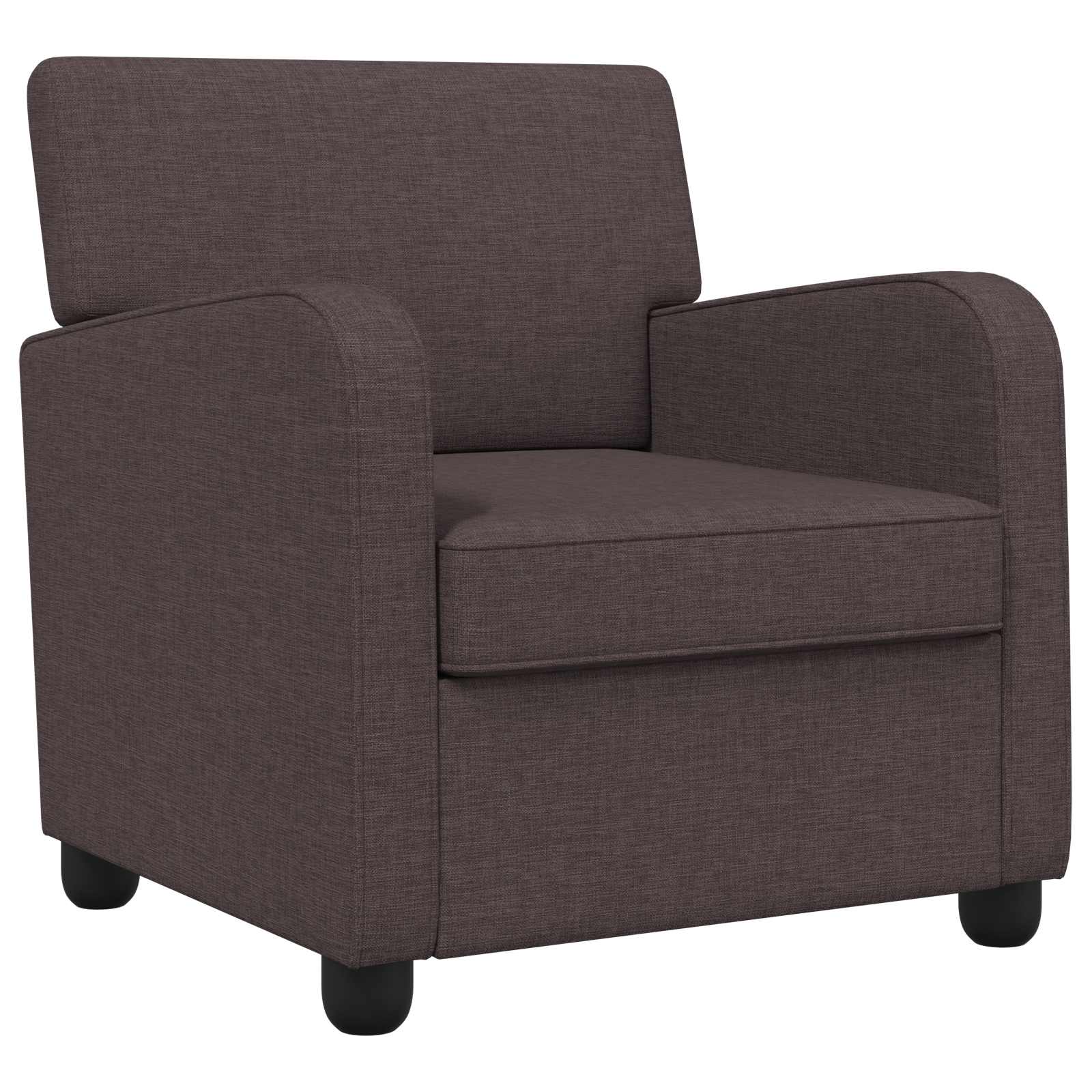 Fauteuil Donkerbruin Stof