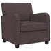 Fauteuil Donkerbruin Stof