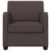 Fauteuil Donkerbruin Stof