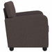 Fauteuil Donkerbruin Stof