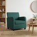 Fauteuil Donkergroen Stof
