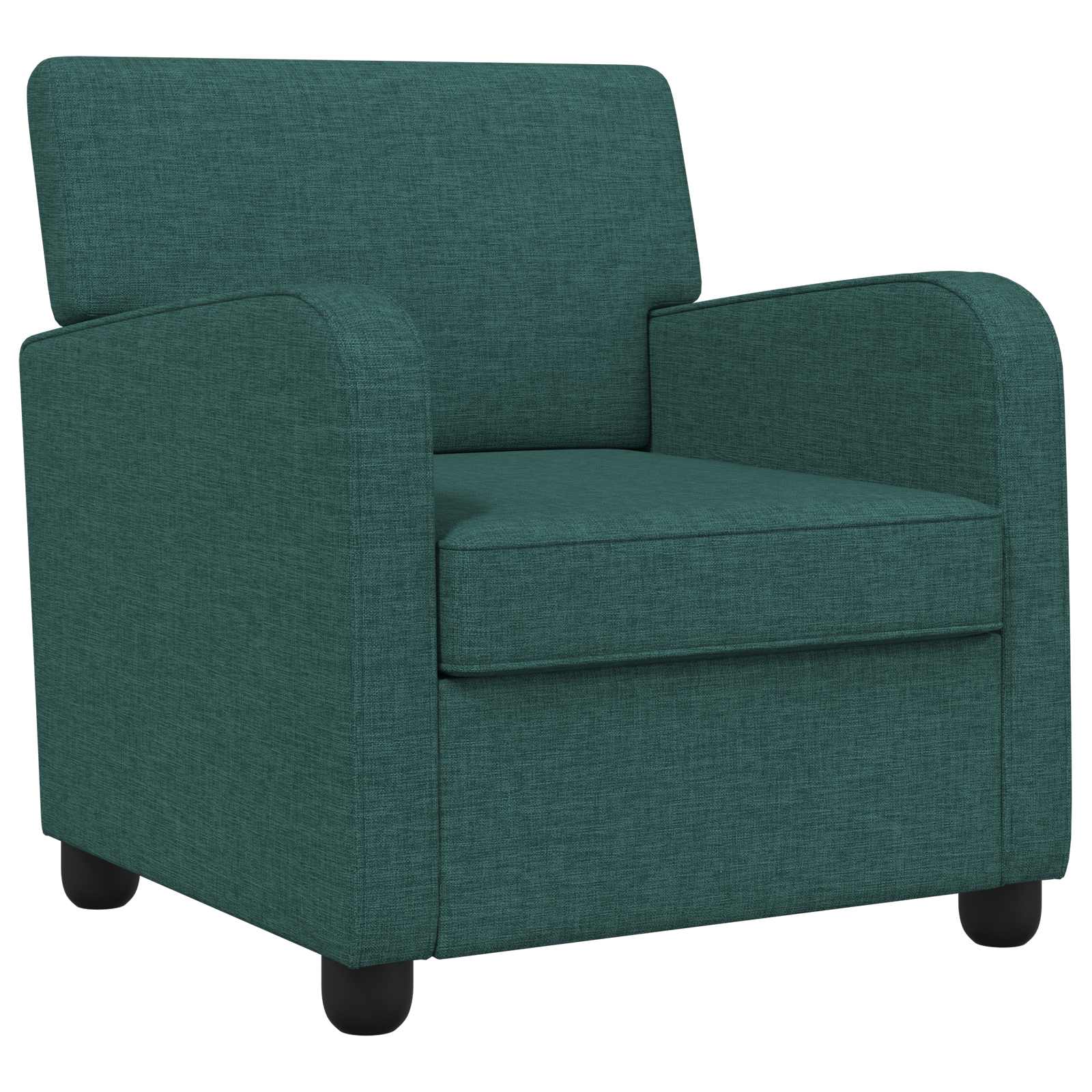 Fauteuil Donkergroen Stof
