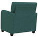 Fauteuil Donkergroen Stof