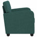 Fauteuil Donkergroen Stof