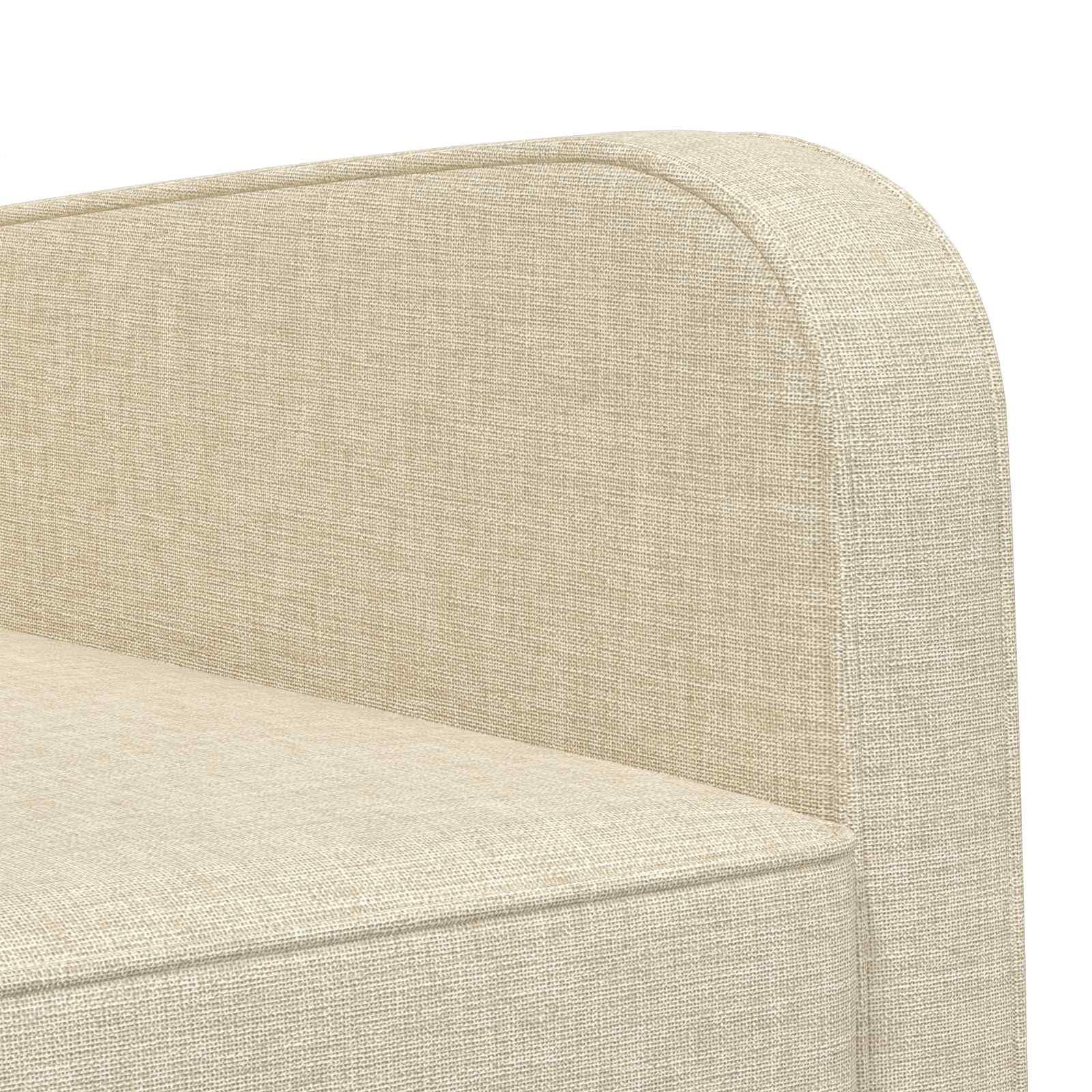 Fauteuil Crèmekleurig Stof