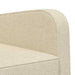 Fauteuil Crèmekleurig Stof