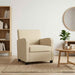 Fauteuil Crèmekleurig Stof