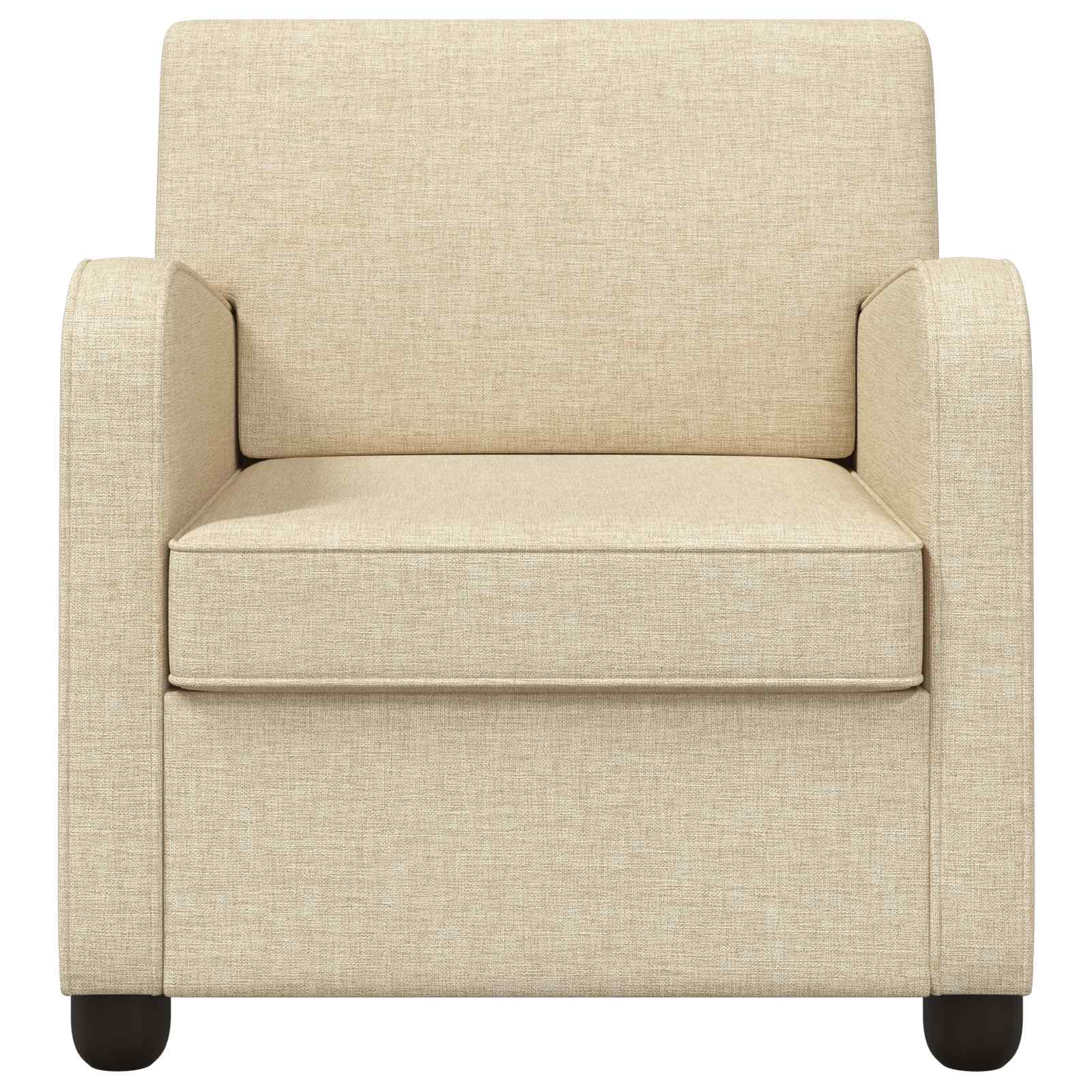 Fauteuil Crèmekleurig Stof