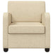 Fauteuil Crèmekleurig Stof
